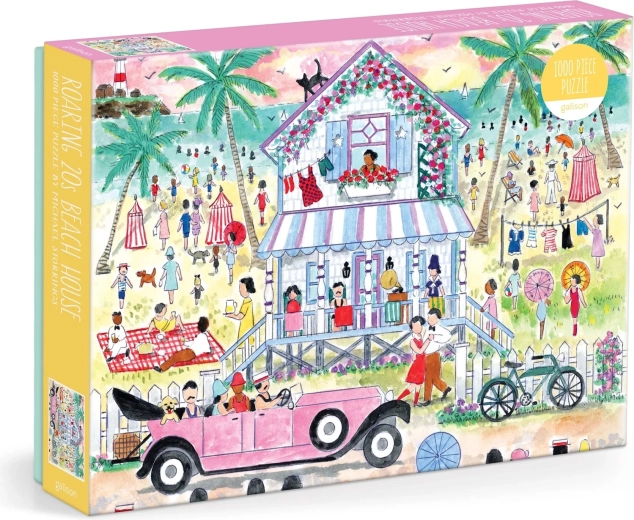 Puzzle Galison Maison de plage style années folles – 1000 pièces