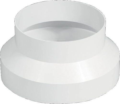 Réduction de conduit de ventilation 100/125 mm en plastique