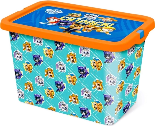 Boîte de rangement avec couvercle à clip Pat’ Patrouille 7 l