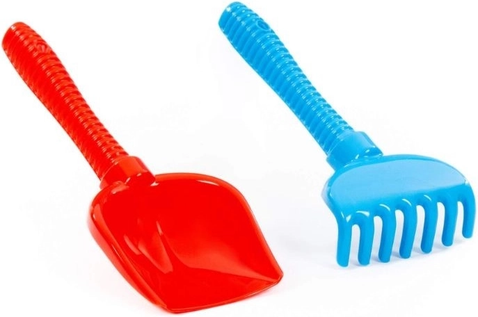 Set de plage avec pelle et râteau