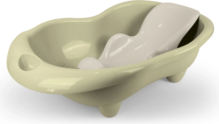 Baignoire pour bébé avec transat Hippo, vert clair