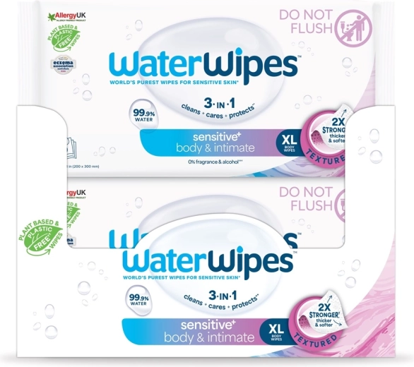 WaterWipes lingettes pour le corps et l’hygiène intime 30 pcs