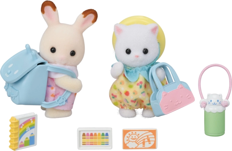 Sylvanian Families Amis de la maternelle en promenade