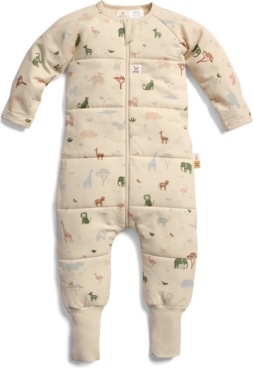 Combinaison de nuit en coton biologique ergoPouch Onesie Savannah 6–12 mois, 2,5 TOG