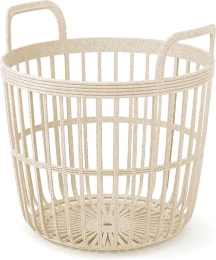 Panier avec poignées Zoe Basket Eco Wood 41,9 cm – crème