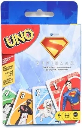 Jeu de cartes UNO Superman