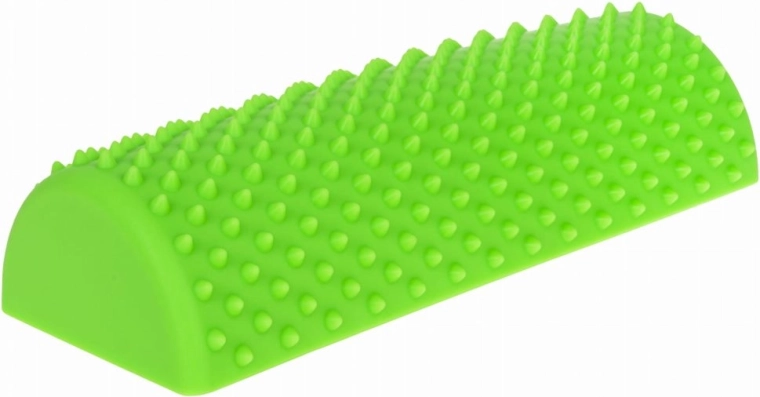 TULLO demi-cylindre de massage avec picots de stimulation – vert