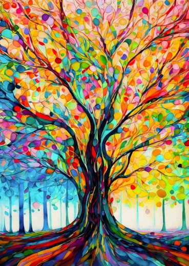 Puzzle Enjoy Arbre de joie 1000 pièces