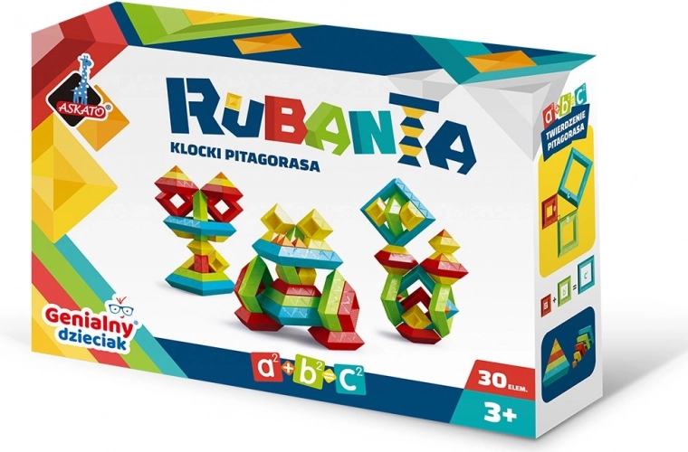 Cubes de Pythagore RUBANTA – kit éducatif, 30 pièces