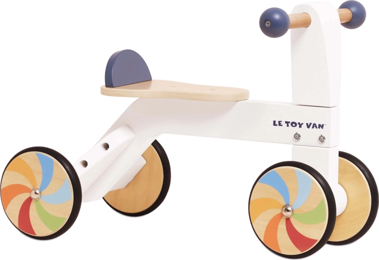 Porteur en bois avec roues arc-en-ciel Le Toy Van