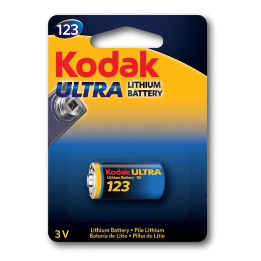 Pile lithium KODAK 123LA 3 V 1500 mAh