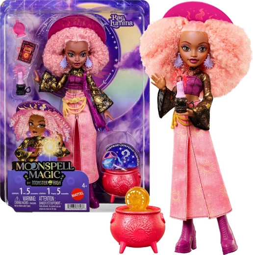 Monster High Moonspell Magic poupée Rae Lumina 26 cm avec accessoires