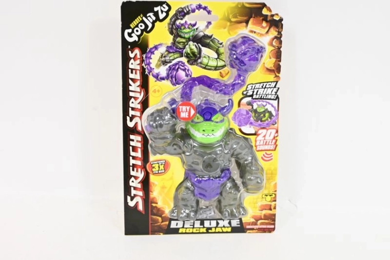 Heroes of Goo Jit Zu Rock Jaw Stretch Strikers Deluxe figurine avec sons