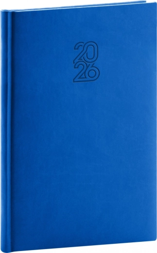 Agenda hebdomadaire Notique Aprint 2026 bleu