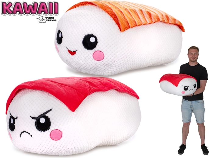 Plush Friends Kawaii peluche sushi nigiri 60 cm - 1 pièce