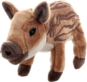 Bébé sanglier en peluche 20 cm