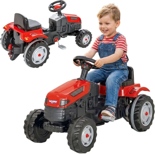 Tracteur à pédales Woopie Farmer GoTrac avec roues silencieuses