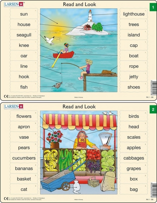 LARSEN puzzle anglais – mer, 16 pièces