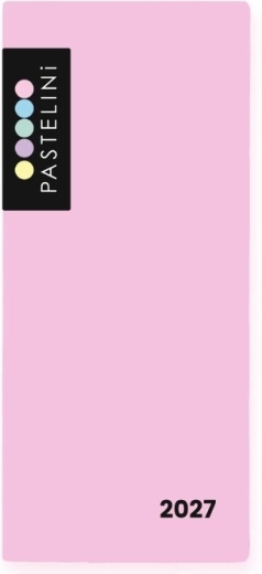 Agenda hebdomadaire Pastelini 2027 rose (PVC)