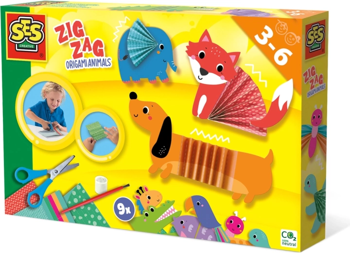 Animaux origami Zigzag