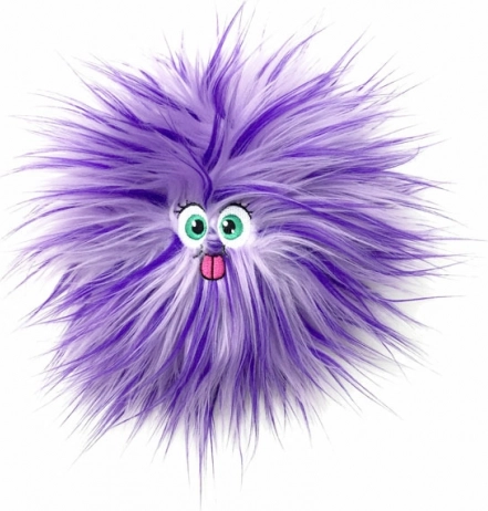 Peluche duveteuse FLUFFY FRIENDS avec effet pop