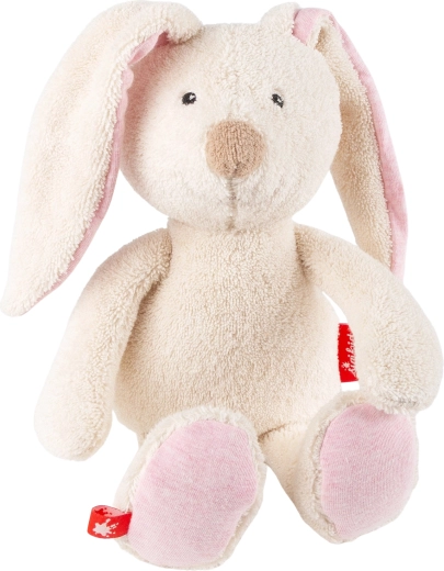 Sigikid Natural Friends lapin en coton – premier doudou 28 cm