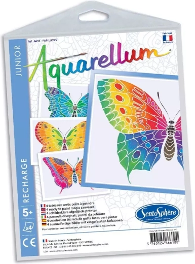 Sentosphere set d’images aquarelle Junior Papillons