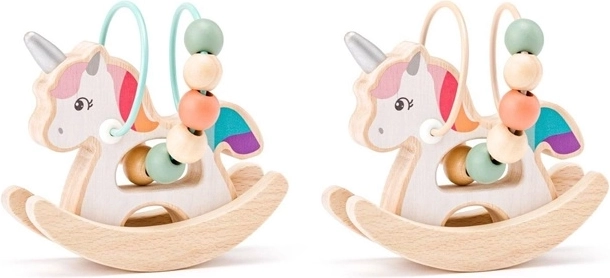 Mini labyrinthe à perles moteur – licorne