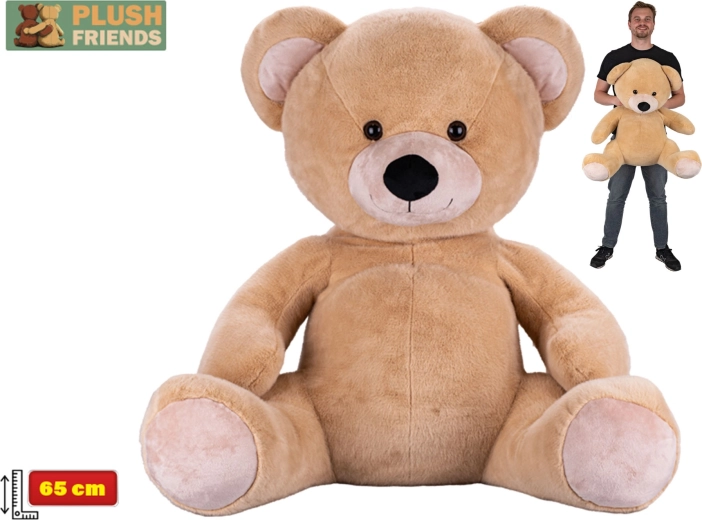 Ours en peluche Plush Friends 65 cm beige