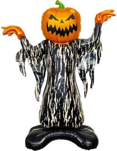 Ballon en aluminium Vampire citrouille - 1 pièce