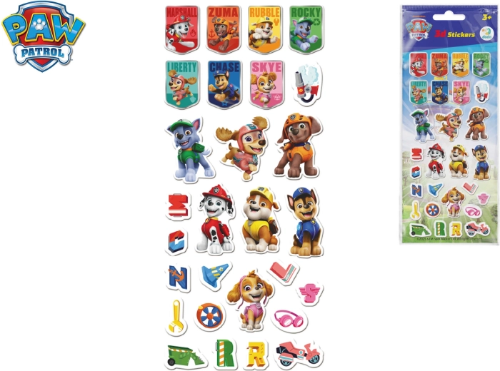 Set d’autocollants 3D Paw Patrol