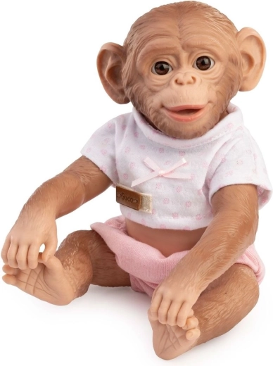 Bébé singe réaliste Guca Reborn avec corps entièrement en vinyle, 25 cm