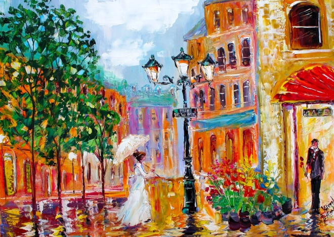 Puzzle Romance parisienne 1000 pièces