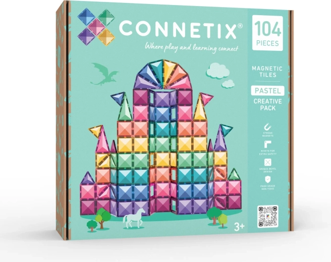 Set créatif pastel de 104 pièces