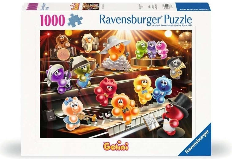 Puzzle Ravensburger Gelini : Musique, 1000 pièces