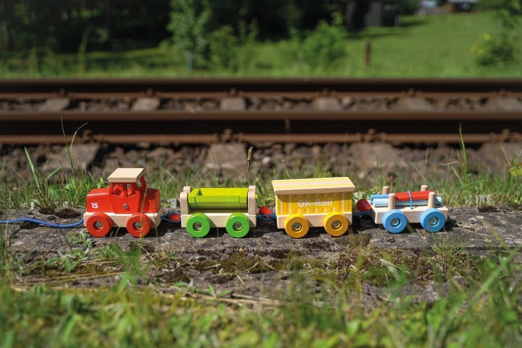 Train de marchandises en bois GK-Rail