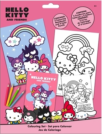 Hello Kitty – set de coloriage avec crayons de couleur