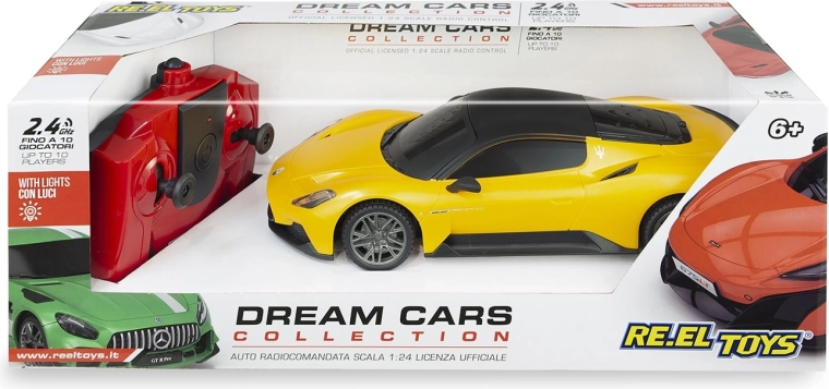Maserati MC20 voiture RC télécommandée 1:24 jaune 17 cm - 1 pièce