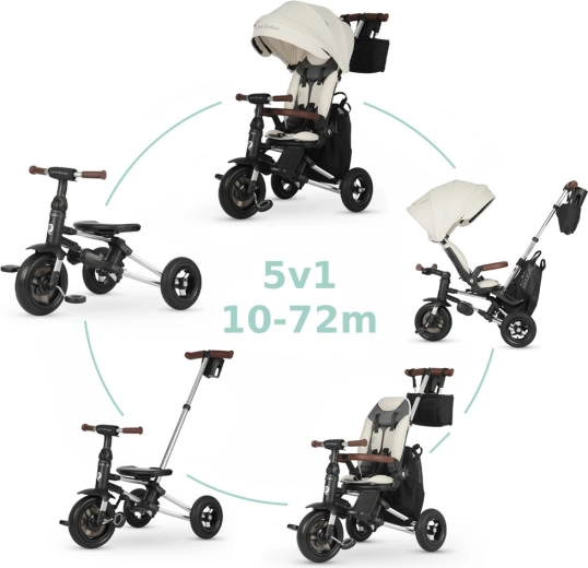Tricycle Qplay Nova Deluxe 5en1 beige