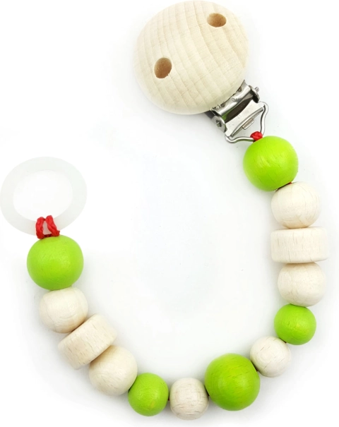 Hess clip pour tétine vert clair