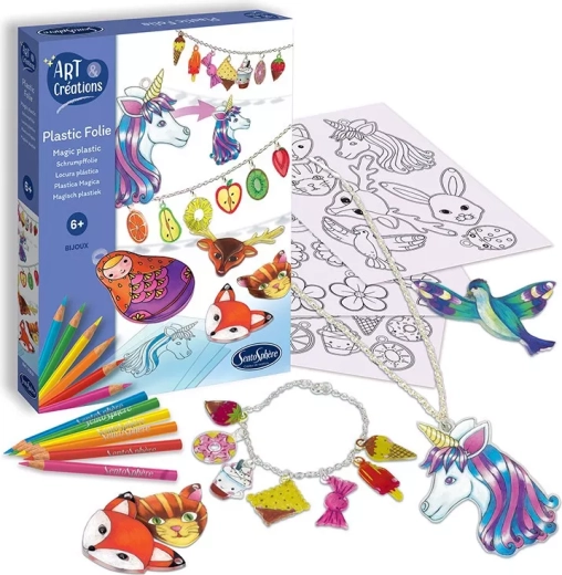 SentoSphere feuille magique licornes – kit créatif de bijoux