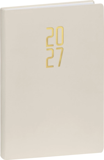 Agenda quotidien Notique Ponza 2027 crème 15 × 21 cm