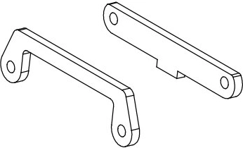 Renfort avant du bras de suspension (wishbone) pour Skull, Nightstorm et Crossmo