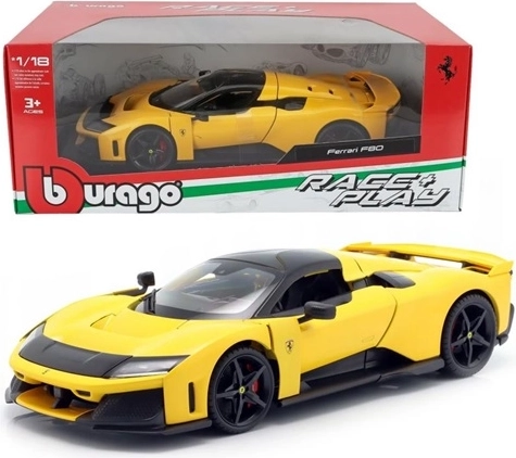 BBU Ferrari F80 R_P jaune Giallo Modena 1:24 modèle de voiture de collection
