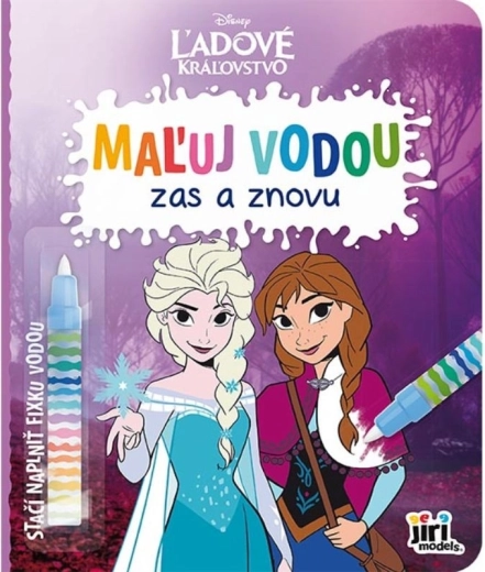 Peindre à l’eau encore et encore – La Reine des Neiges