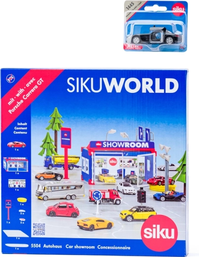 Showroom automobile SIKU World avec voiture