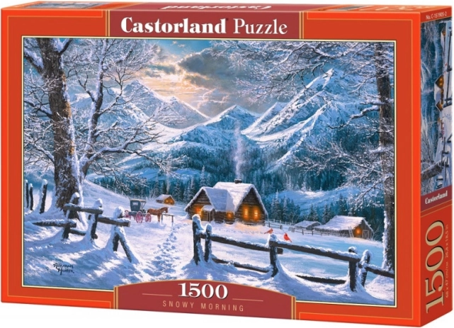 Puzzle Castorland 1500 pièces Matin enneigé