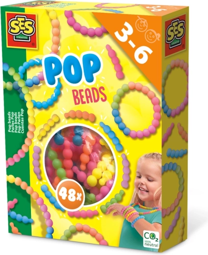Perles pop pour créer des bracelets et des colliers
