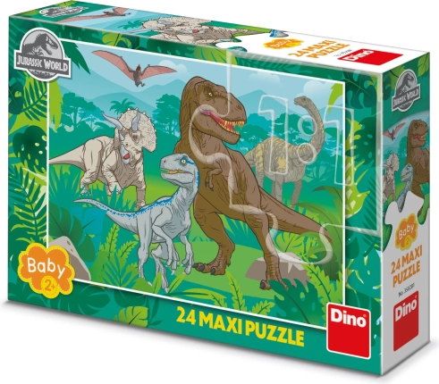 Dino Puzzle Monde Jurassique Maxi 24 pièces