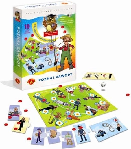 Découvre les métiers – puzzle éducatif pour les enfants d’âge préscolaire